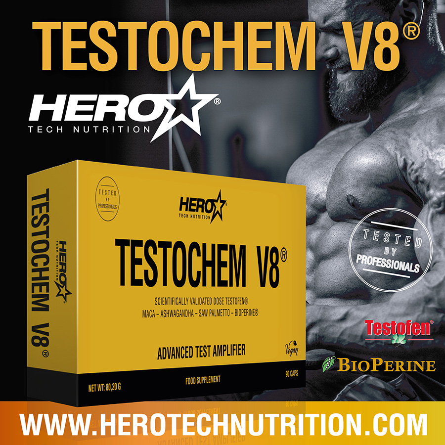 TESTOCHEM V8 TESTOSTERONE - PRO HORMONALS HERO TECH NUTRITION herotechnutrition